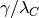 \gamma/\lambda_C
